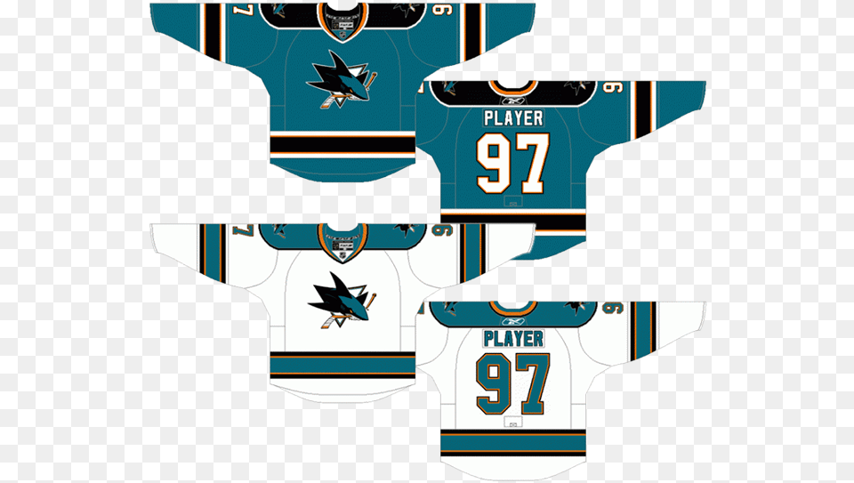 San Jose Sharks Dallas Stars Jersey History, Clothing, Shirt, Adult, Male Png Image