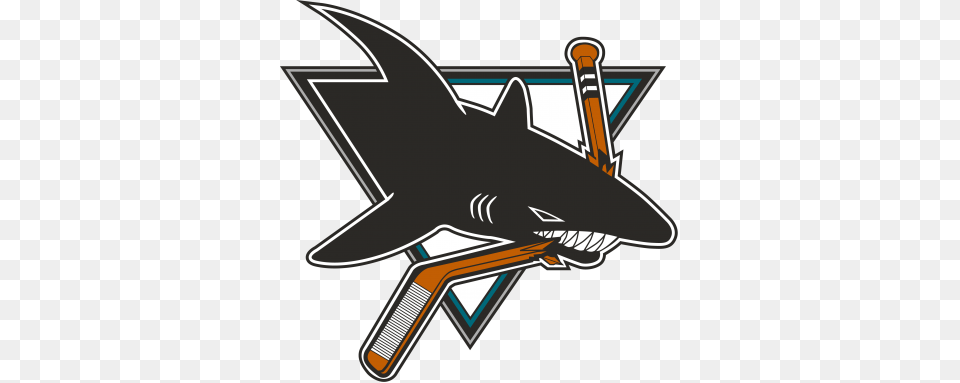 San Jose Sharks Logo 1998 2007 San Jose Sharks First Logo, Aircraft, Airplane, Transportation, Vehicle Free Png