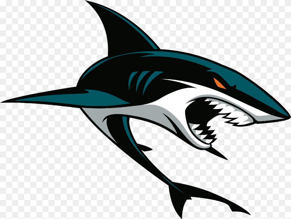 San Jose Sharks Logo And Symbol San Jose Sharks New Logo, Animal, Fish, Sea Life, Shark Png