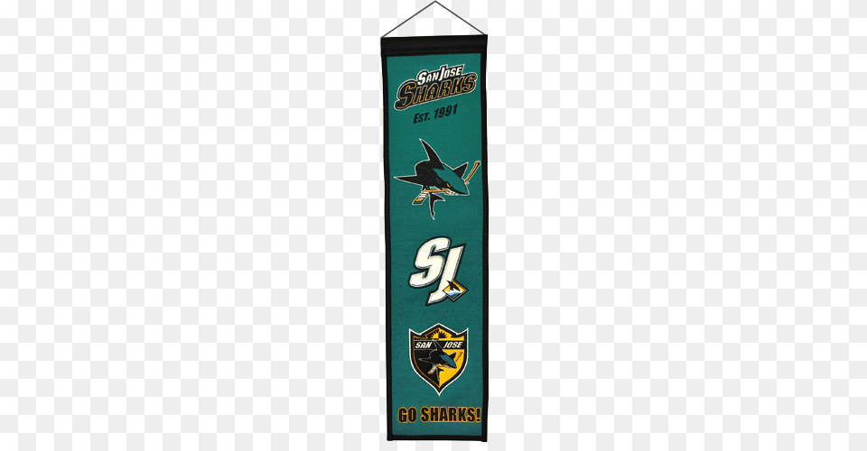 San Jose Sharks Logo Evolution Heritage Banner Png