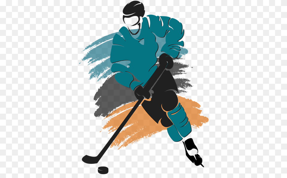 San Jose Sharks Player Shirt Iphone X Case Hockey Player Silhouette Hockey, People, Person, Adult, Male Free Png Download