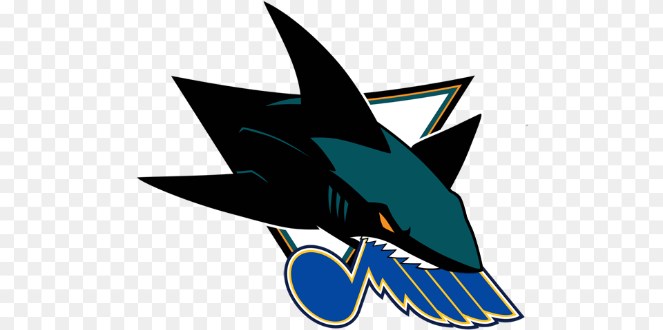 San Jose Sharks Vs St Louis Blues Mark Wooff San Jose Sharks Pittsburgh Penguins Gif, Aircraft, Transportation, Vehicle, Animal Free Transparent Png