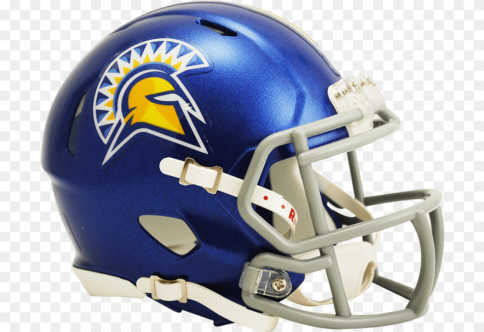 San Jose State Speed Mini Helmet Nfl New York Giants Helmet, American Football, Football, Football Helmet, Sport Png Image