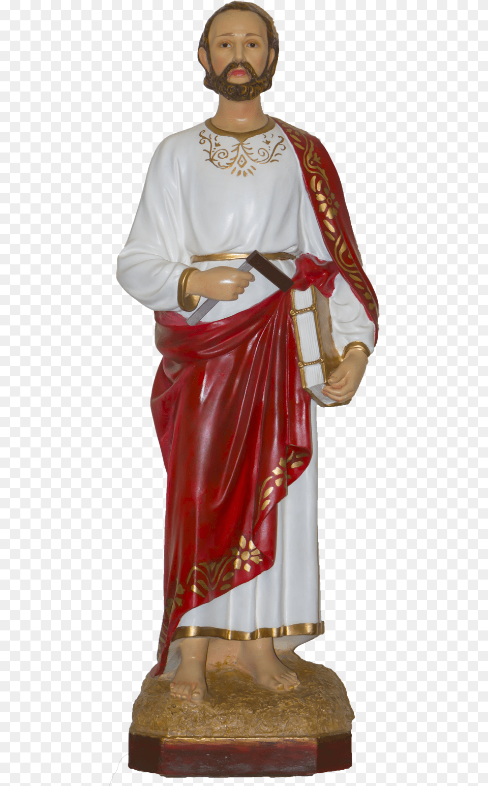 San Judas Tadeo Apostles, Figurine, Adult, Female, Person Png