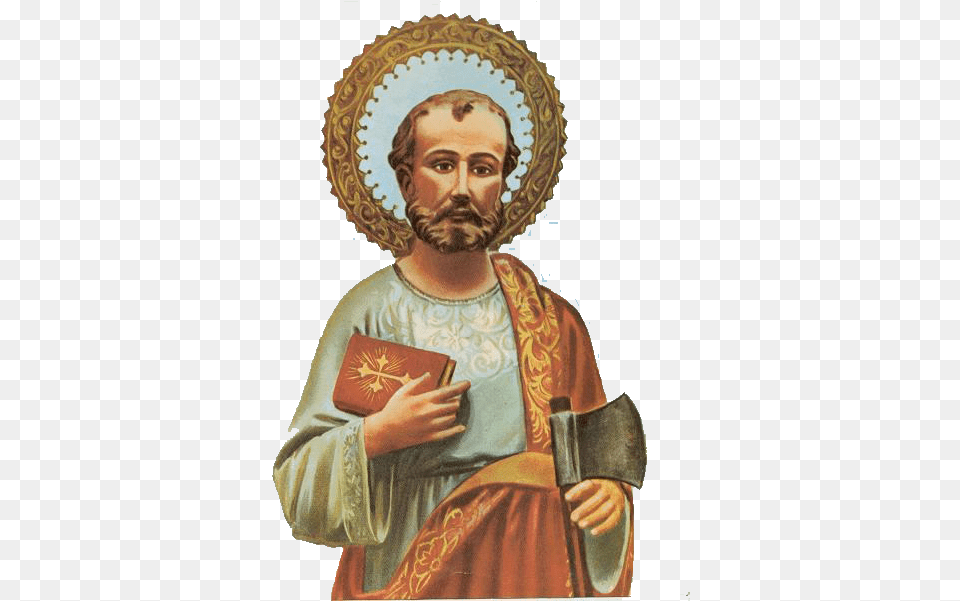 San Judas Tadeo Intercesor En Todo Problema Difcil Figura De San Judas Tadeo, Art, Painting, Accessories, Wallet Png Image