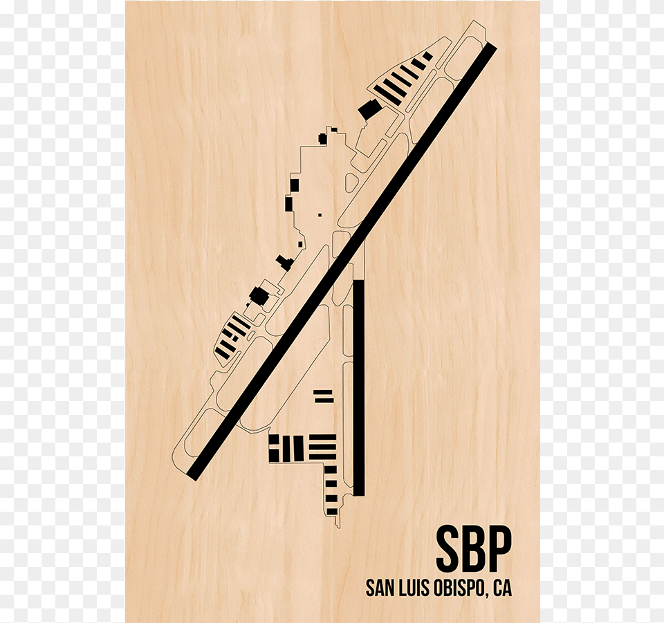 San Luis Obispo Wood, Plywood, Mace Club, Weapon Png