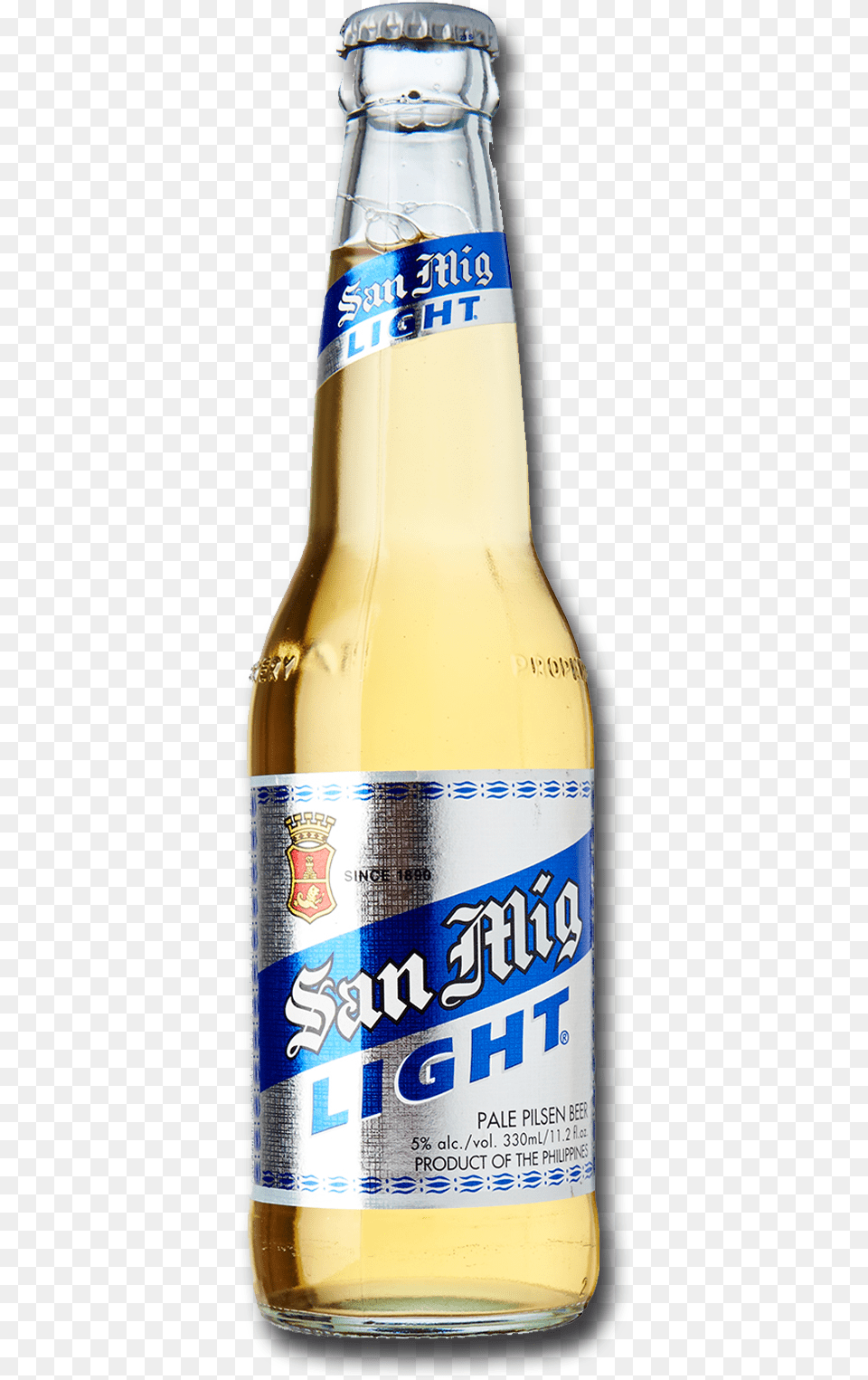 San Miguel Light San Mig Light San Miguel Corporation, Alcohol, Beer, Beer Bottle, Beverage Free Png Download