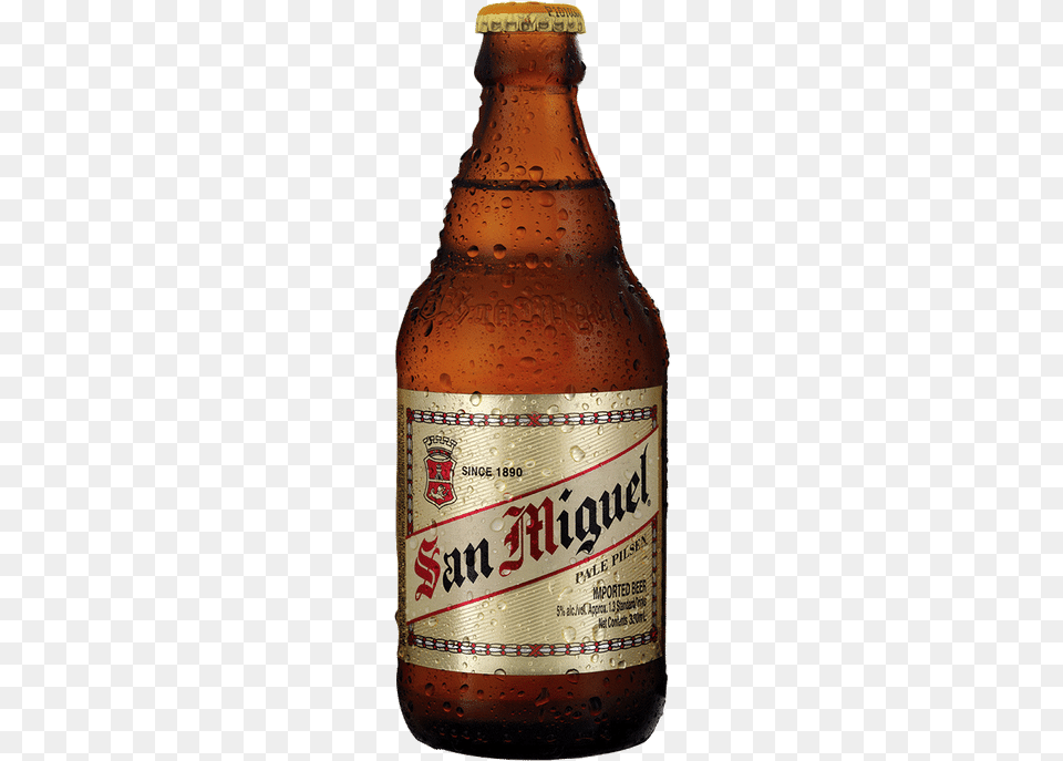 San Miguel San Miguel Beer Pale Pilsen, Alcohol, Beer Bottle, Beverage, Bottle Free Transparent Png