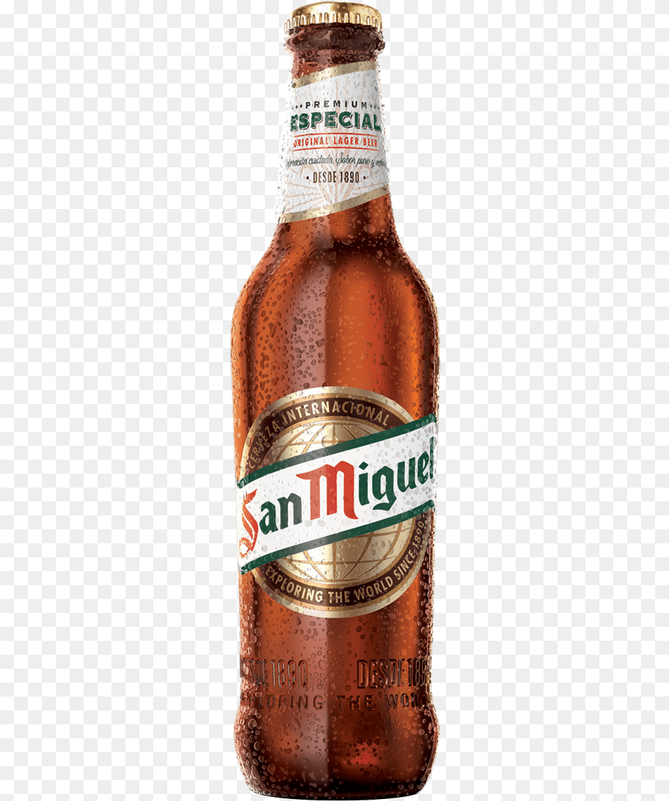 San Miguel San Miguel Percentage, Alcohol, Beer, Beer Bottle, Beverage Free Transparent Png