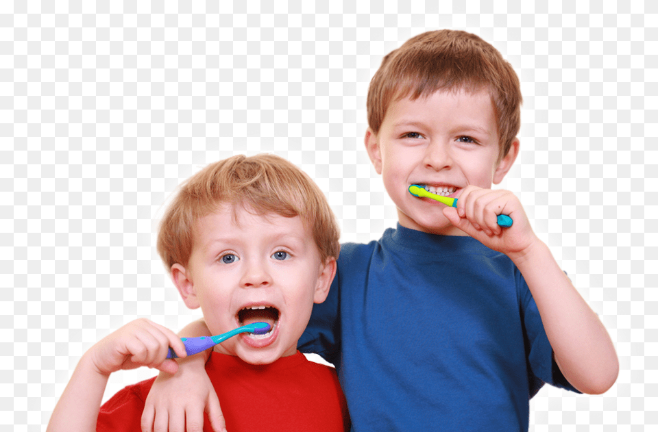 San Pablo Dentist Smiling Two People Brushing Their Teeth, Tool, Brush, Device, Toothbrush Free Png