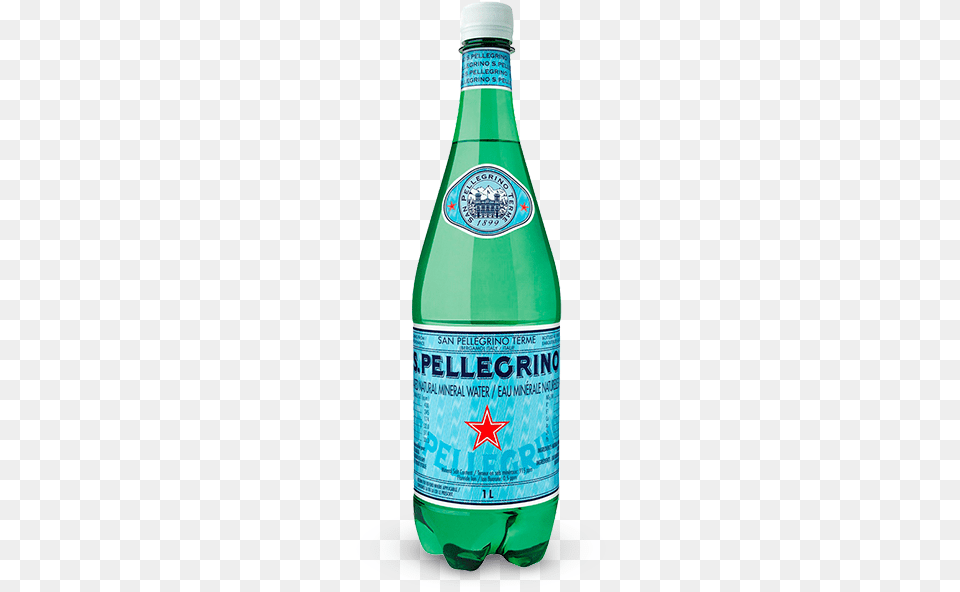 San Pellegrino Imported Sparkling Water 1 L Pet Bottle San Pellegrino, Food, Ketchup, Water Bottle, Beverage Free Png