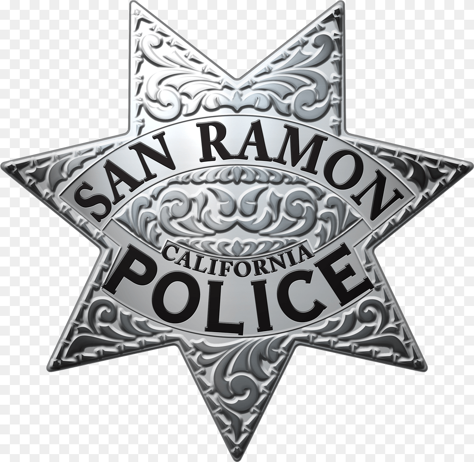 San Ramon Police Department Badge, Logo, Symbol, Scoreboard Free Png
