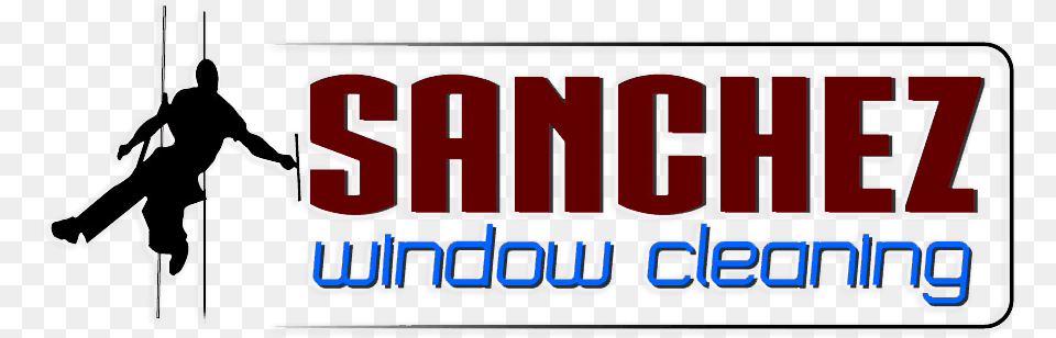 Sanchez Window Cleaning High Rise Window Cleaning Logo, Person, Scoreboard Png