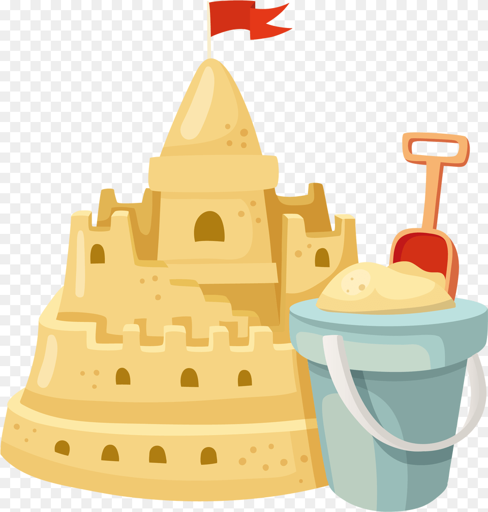 Sand Art And Play Clip Art Sand Castle Clipart, Beach, Shoreline, Sea, Outdoors Free Png Download