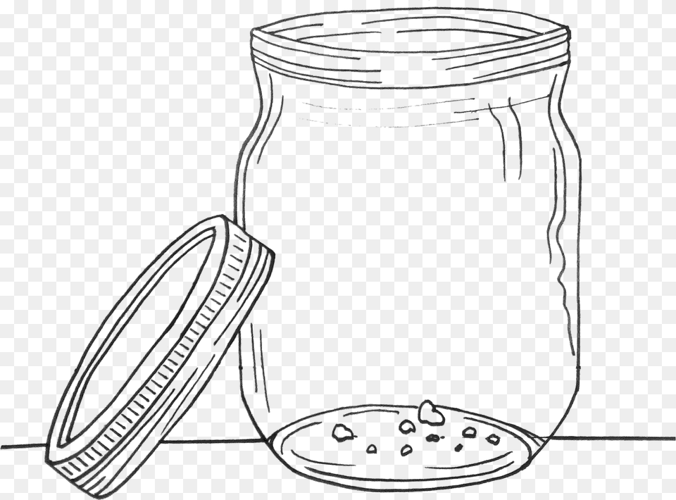 Sand Castle Built For One Line Art, Jar, Bag, Person, Bottle Free Png Download