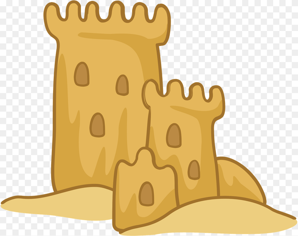 Sand Castle Clipart, Bread, Cracker, Food, Animal Free Png Download