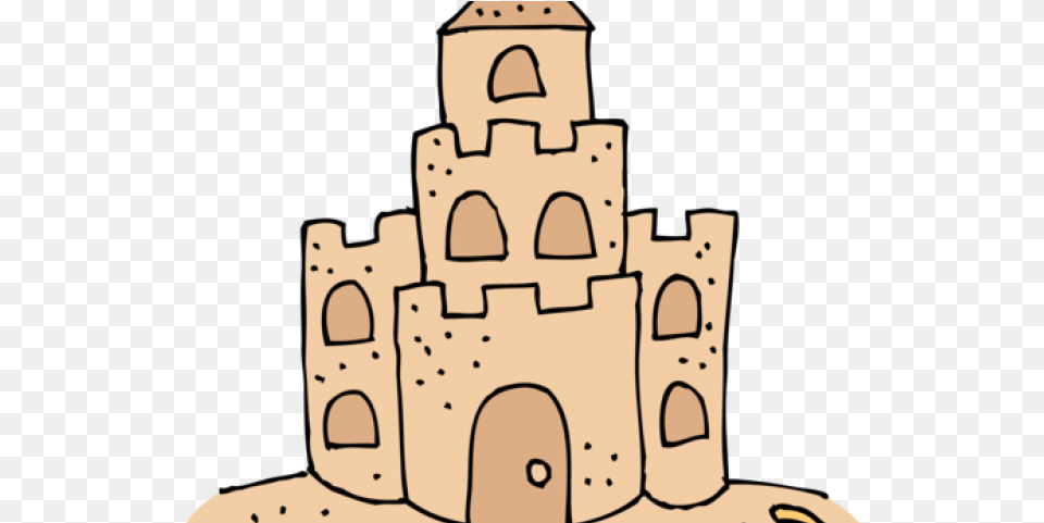 Sand Castle Clipart Black And White, Brick, Food, Sweets, Baby Free Transparent Png