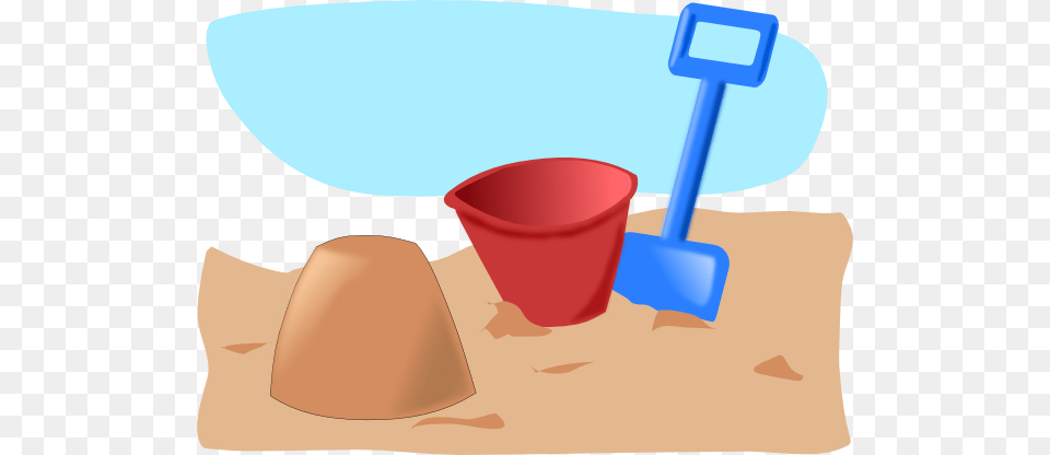 Sand Castle Clipart Simple, Device, Bucket, Shovel, Tool Free Png Download