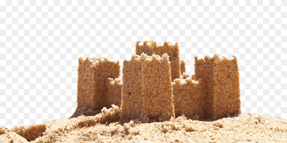Sand Castle Four Towers, Bread, Cracker, Food, Outdoors Png