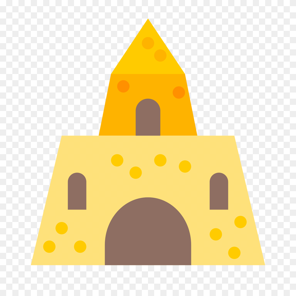 Sand Castle Icon, Tower, Architecture, Bell Tower, Building Png