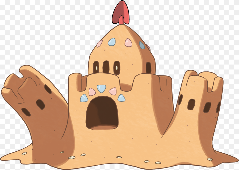 Sand Castle Pokemon Name, Food, Sweets, Cookie, Animal Free Transparent Png