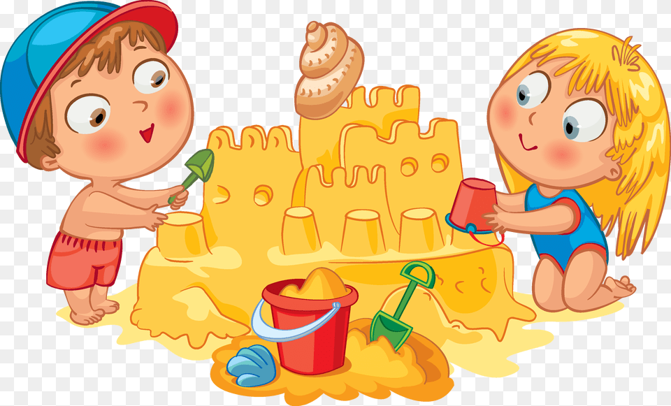 Sand Clipart Heap Sand Sand Kids Cartoon, Baby, Person, Birthday Cake, Cake Free Transparent Png