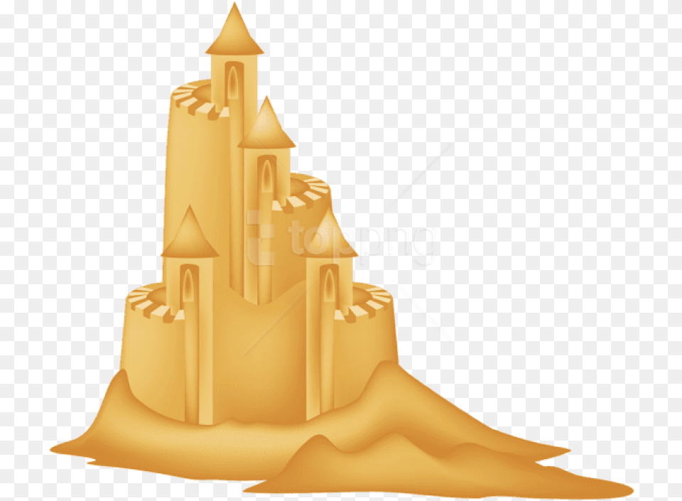 Sand Clipart Sand Castle Vector, Food, Cake, Dessert, Wedding Png