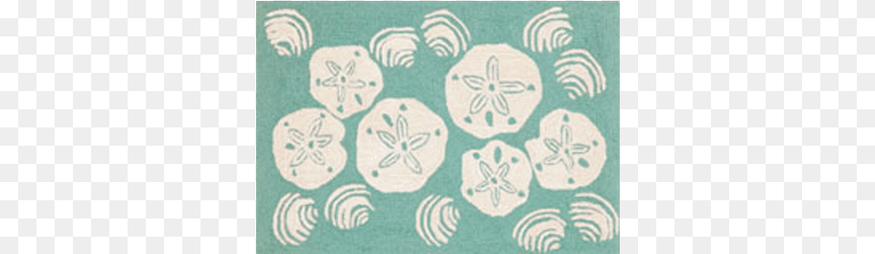 Sand Dollar Rug Liora Manne Frontporch Aqua Blue Shell Toss Area, Applique, Home Decor, Pattern Free Png Download