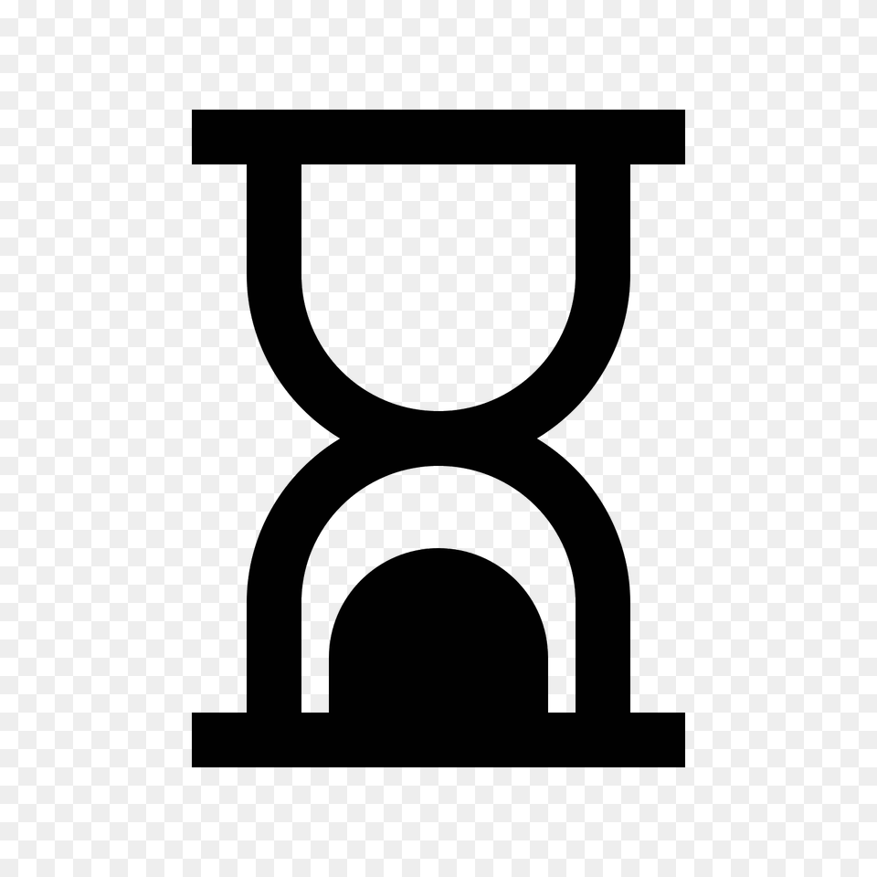 Sand Timer Icon, Gray Free Png Download