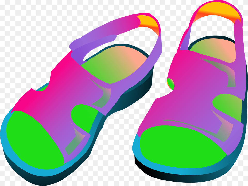 Sandal Clipart Flip Flop Flip Flops Sandals Clipart, Clothing, Footwear Png