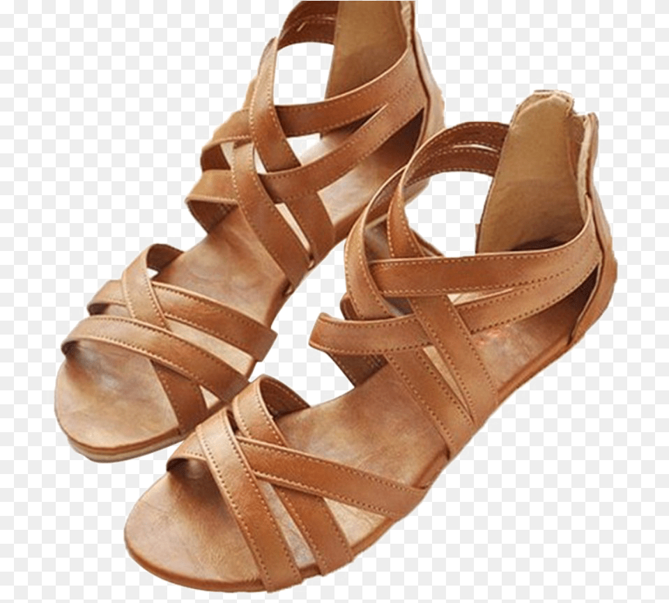 Sandal Gilola Womenshoes Black Brown, Clothing, Footwear, Shoe Png Image