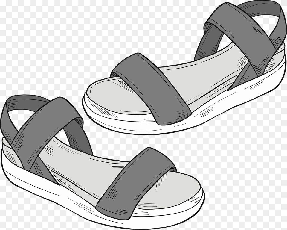 Sandals Clipart, Clothing, Footwear, Sandal, Device Png