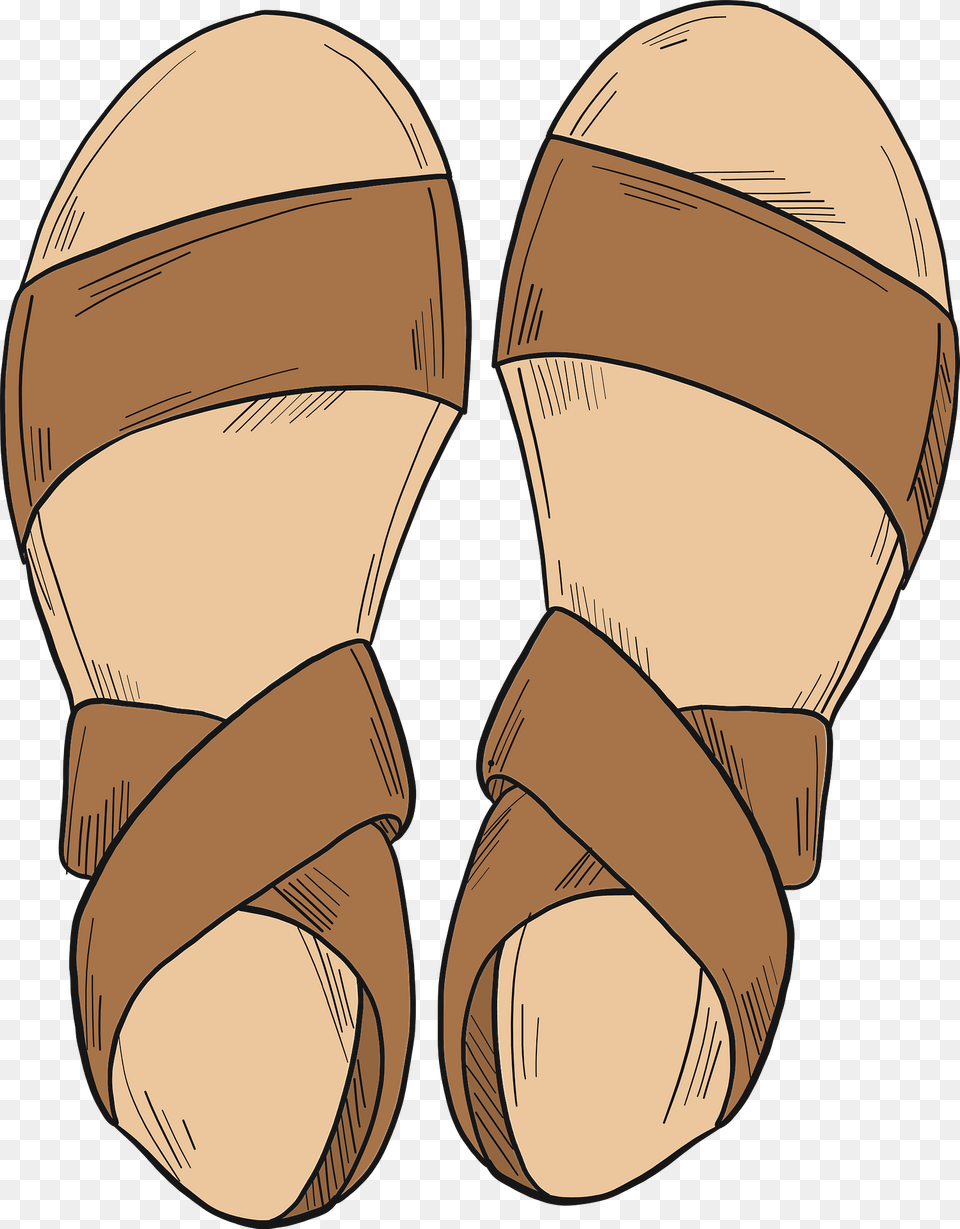 Sandals Clipart, Clothing, Footwear, Sandal Free Png