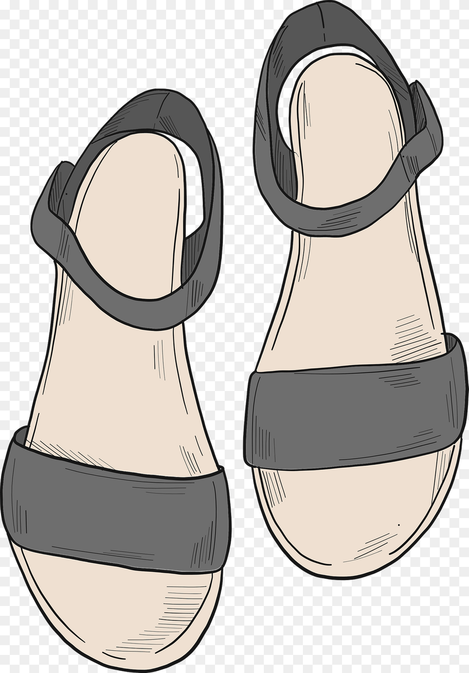 Sandals Clipart, Clothing, Footwear, Sandal Free Transparent Png