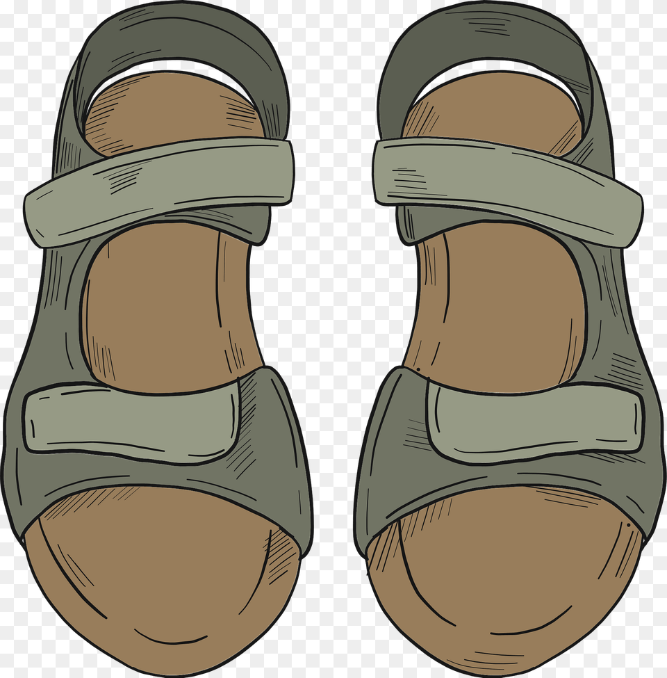 Sandals Clipart, Clothing, Footwear, Sandal Free Png