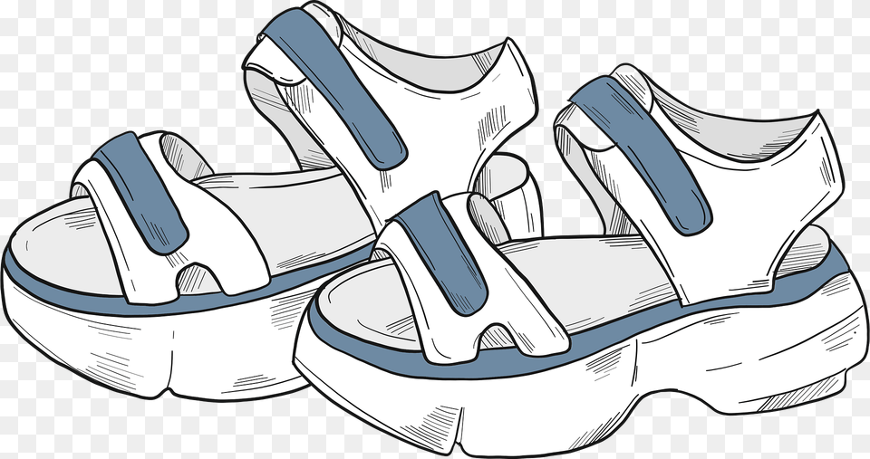 Sandals Clipart, Clothing, Footwear, Shoe, Sandal Free Png