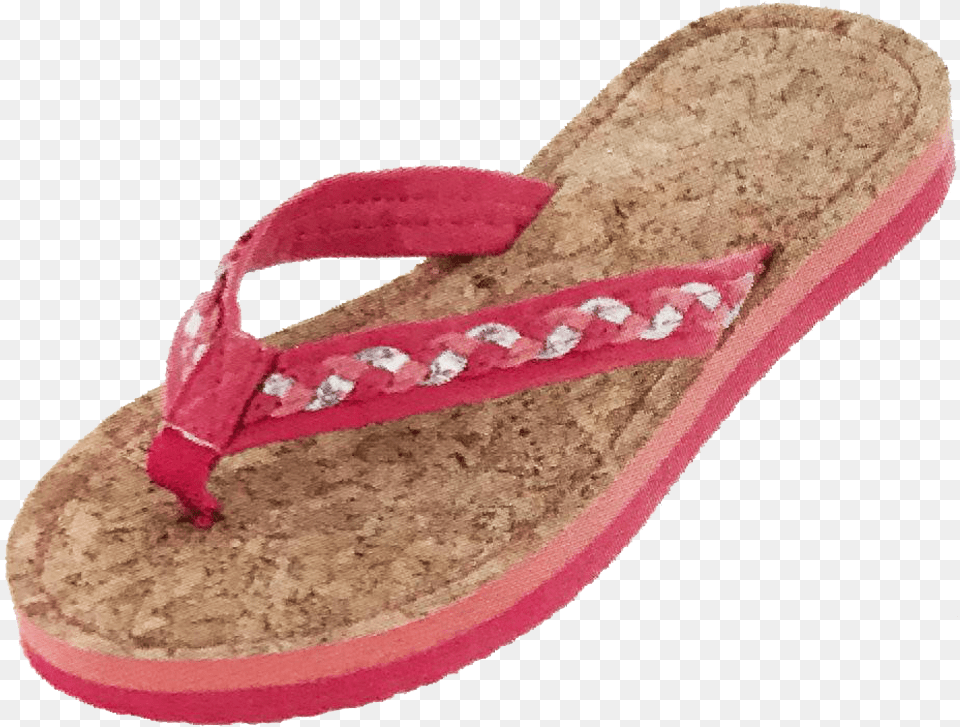 Sandals Girls Braided Cork Sole, Clothing, Flip-flop, Footwear, Sandal Free Png Download