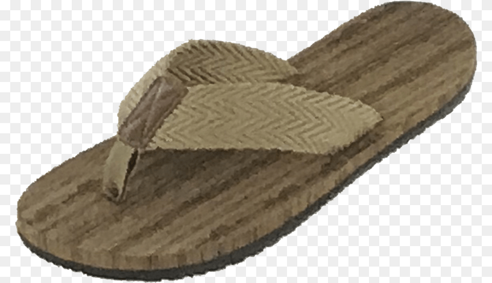 Sandals Mens Woven Wood Grain Flip Flop Slipper, Clothing, Footwear, Sandal, Flip-flop Free Png Download