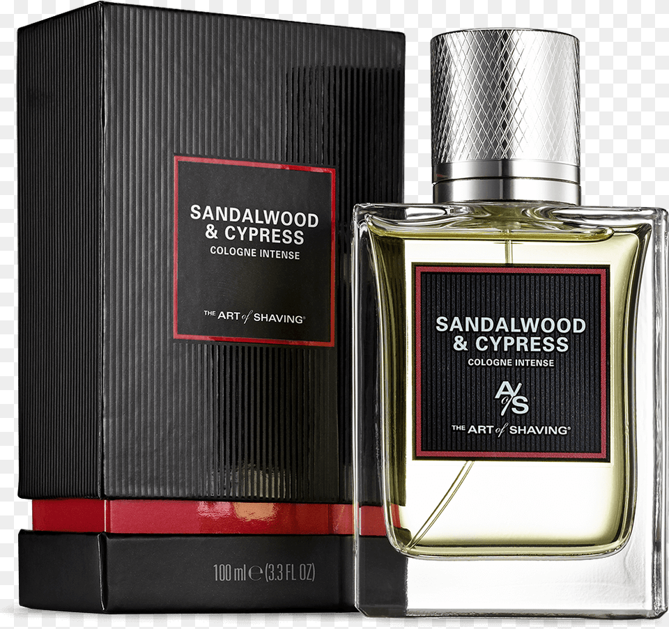 Sandalwood And Cypress Cologne 100ml The Art Of Shaving Cologne Intense, Bottle, Aftershave, Cosmetics, Perfume Free Transparent Png