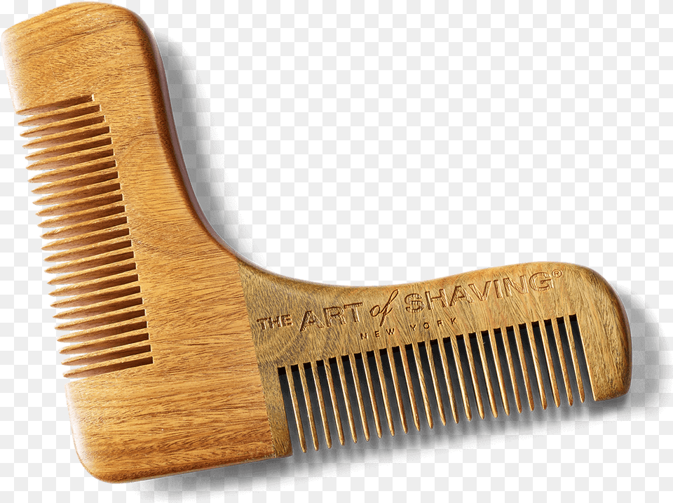 Sandalwood Beard Shaping Tool, Comb Png Image