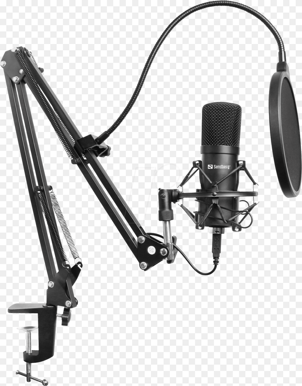 Sandberg 126 07 Microphone Usb Streamer Streamer Microphone, Electrical Device Free Transparent Png
