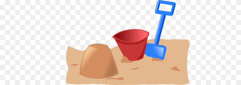 Sandbox Device, Smoke Pipe, Bucket, Shovel Png Image