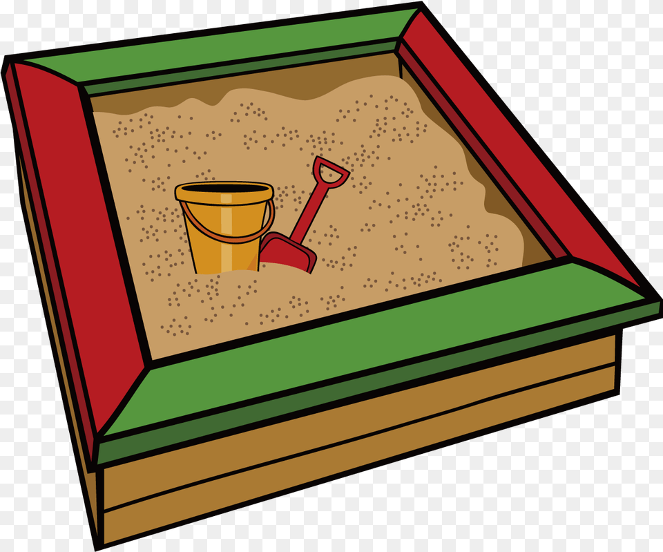 Sandbox Art And Play Sand Box Clipart, Device Free Png