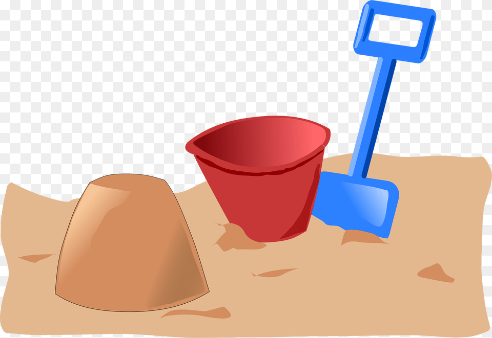 Sandbox Clipart, Device, Bucket, Shovel, Tool Png Image
