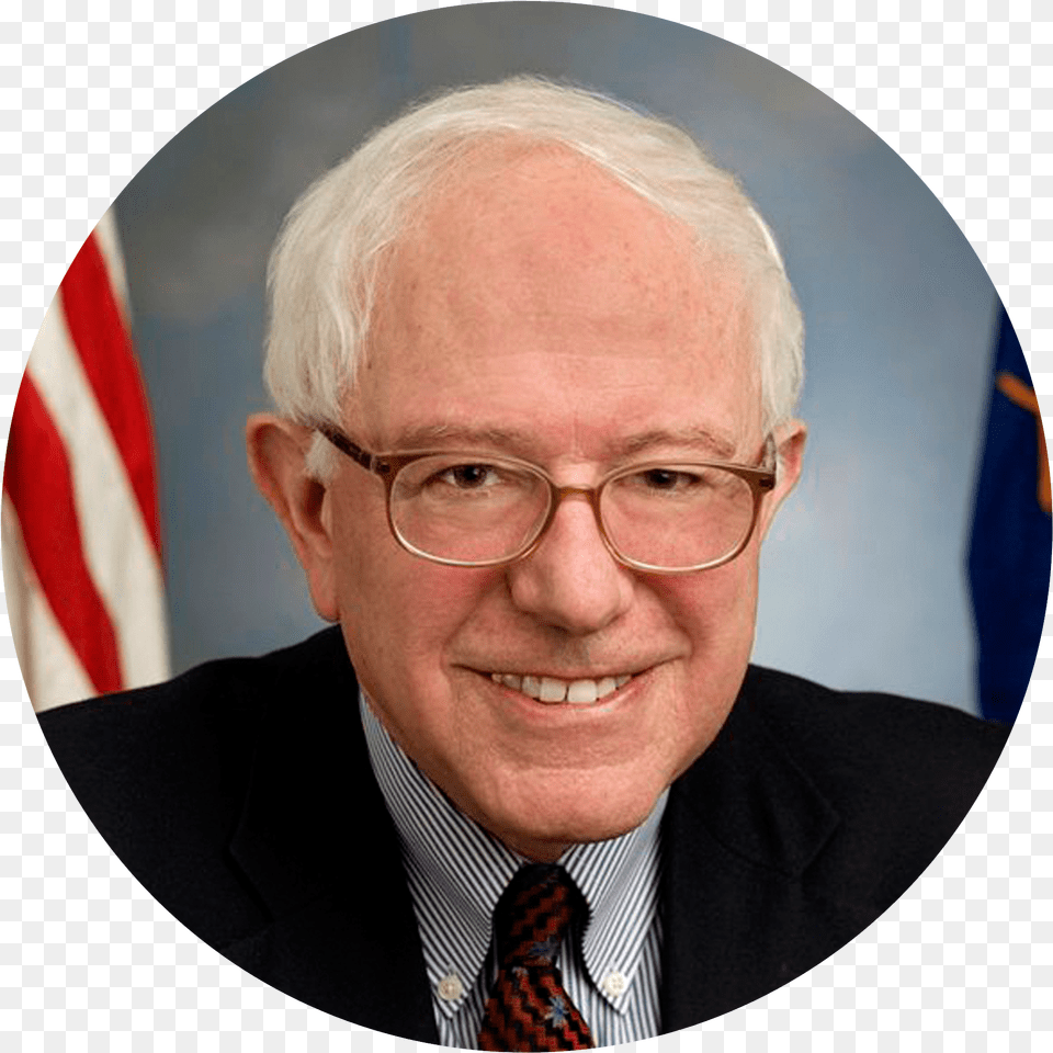Sanders Circle Bernie Sanders With Hair, Accessories, Portrait, Photography, Person Png Image