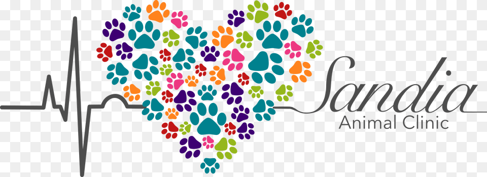 Sandia Animal Clinic Logo, Art, Floral Design, Graphics, Pattern Free Png