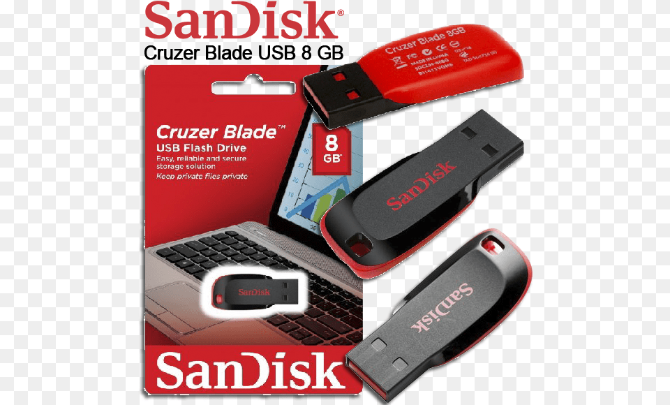 Sandisk Usb Cruzer Blade, Computer Hardware, Electronics, Hardware Free Transparent Png