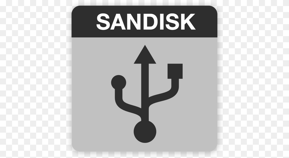 Sandisk Usb Grey2 Usb Flash Drive Vector, Electronics, Hardware, Symbol, Sign Free Transparent Png