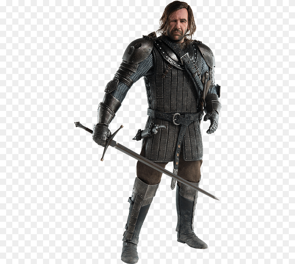 Sandor Clegane The Hound Sixth Scale Figure Game Of Jean Paul Van Der Velde Game Of Thrones, Sword, Weapon, Adult, Male Png