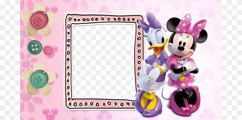 Sandra Molduras Digitais Daisy Duck Minnie Mouse Free Png Download